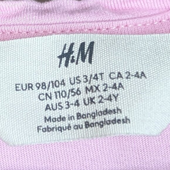 ๐ 2 for 15 ๐ Pink Care Bears Tee | H&M | 100% Cotton - Picture 3 of 4